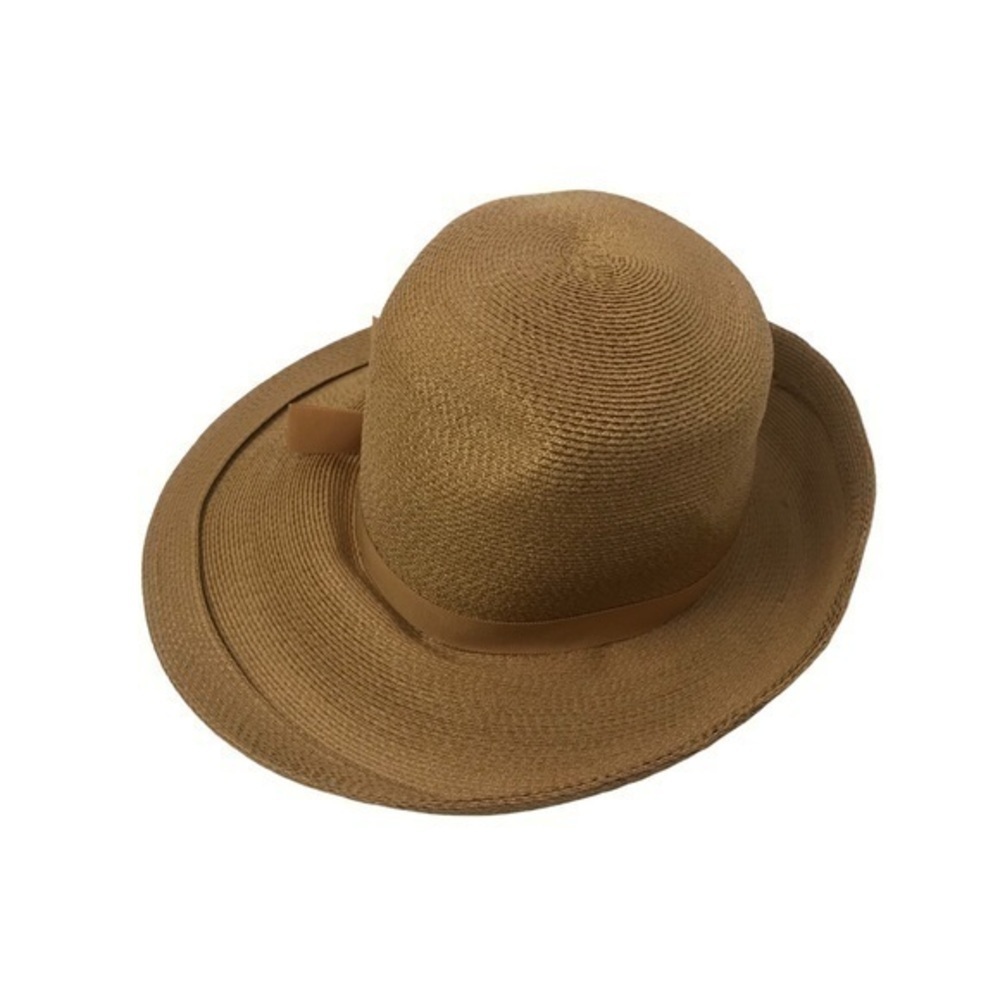 Vintage 70s ruth gallin millinery straw Sun hat - Picture 5 of 8